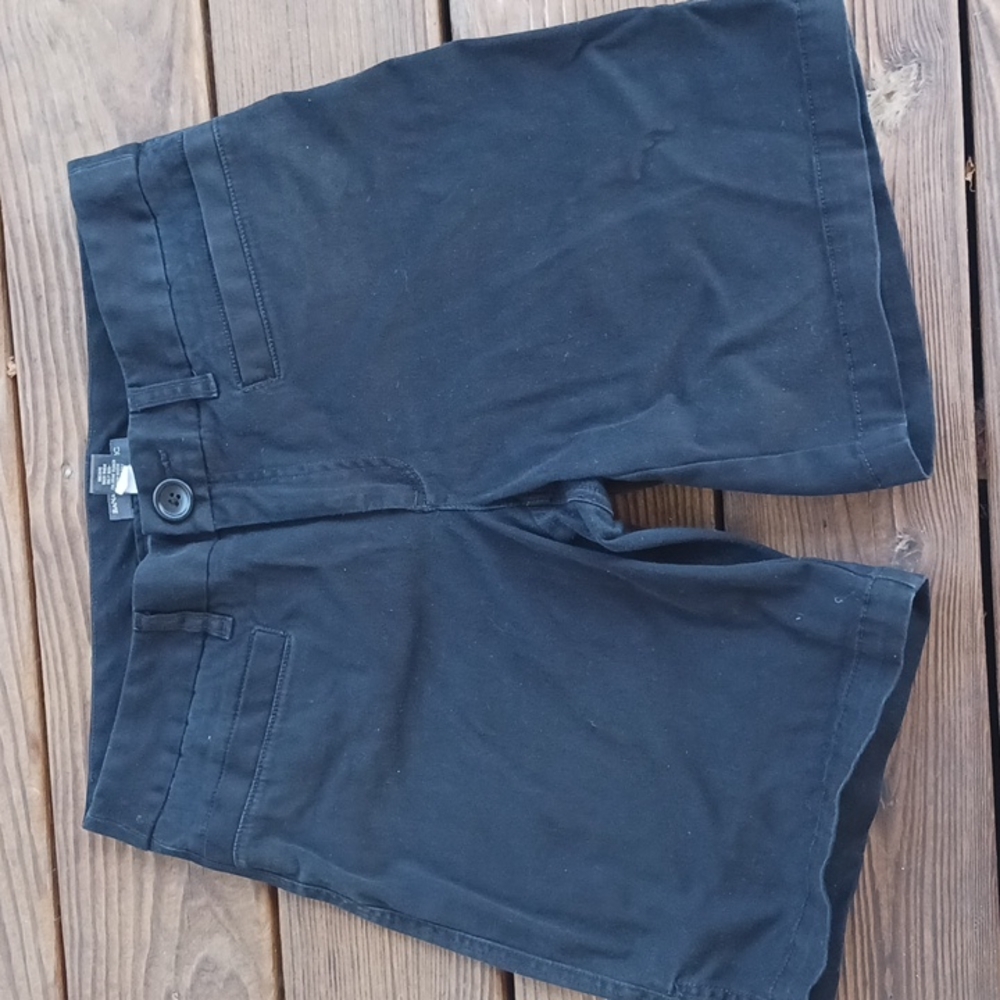 Banana Republic women's black stretch shorts size 12